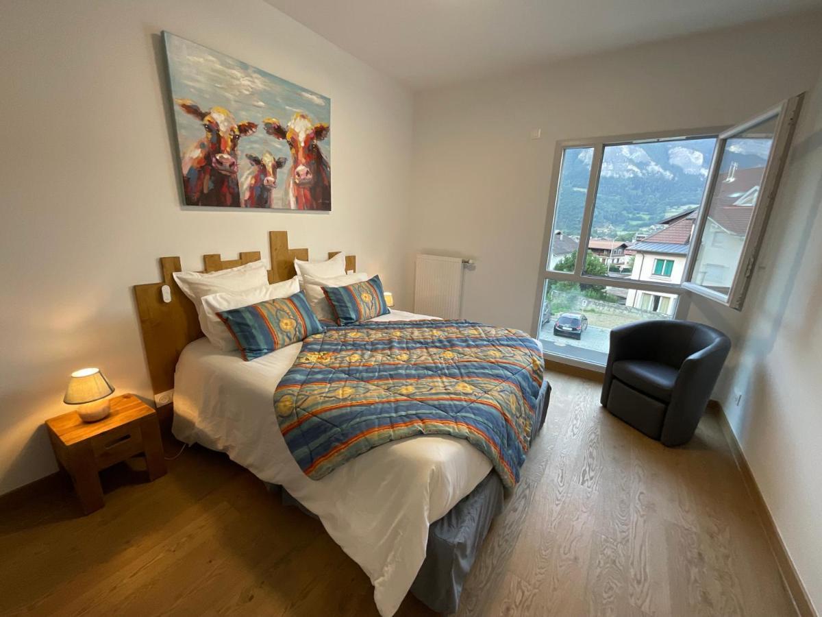 Appartement Au Pied Du Mont-Blanc 2! ซาล็องช์ ภายนอก รูปภาพ